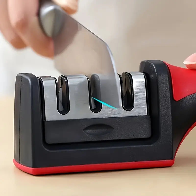 Portable Knife Sharpener with Comfortable Grip